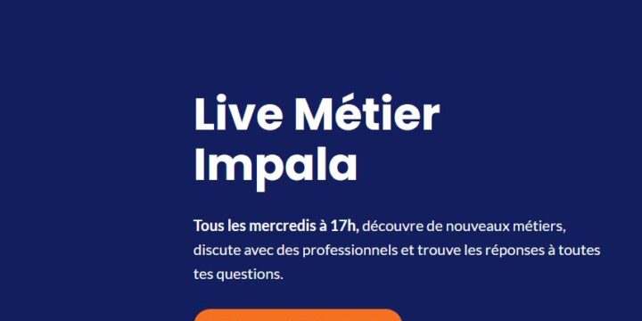 Tous les mercredis à 17h00, découvre de nouveaux métiers, discute avec des professionnels et trouve des réponses à toutes tes questions