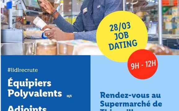 JOB DATING LIDL BEAUREGARD  LE 28/03 DE 9H -12H