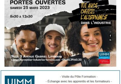 Portes ouvertes samedi 25 mars 2023 à l’UIMM