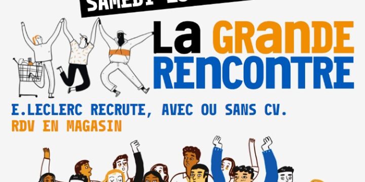 Samedi 25 mars 2023 LECLERC recrute!!
