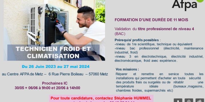 Formation technicien froid et climatisation