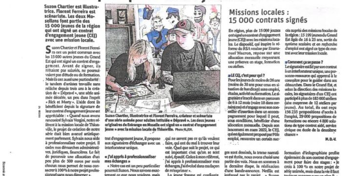 A l’occasion des 40 ans de la Mission Locale célébré le 8 mars 2023, un couple de jeunes artistes ont expose leurs œuvres….