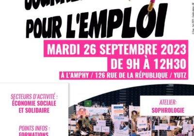 Journée pour l’emploi Mardi 26 Septembre 2023 de 9h à 12h30