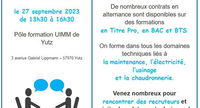JOB DATING à l’IUMM LE 27 SEPTEMBRE 2023