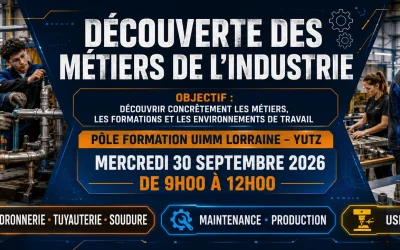 Viens découvrir les métiers de l’industrie!