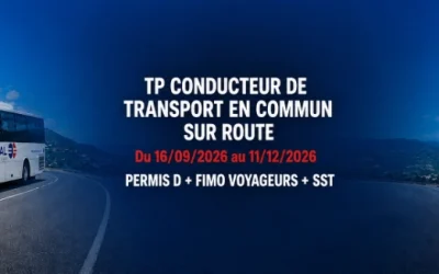 Devenez conducteur de transport en commun!