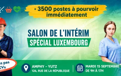 Salon de l’intérim avec des Entreprises luxembourgeoises