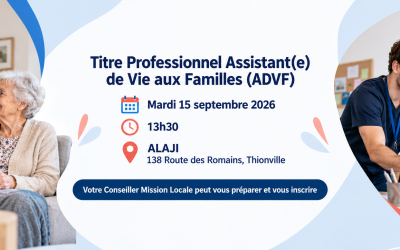 Formation d’Assistant de vie aux familles