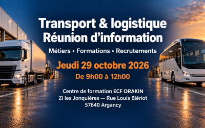 Réunion d&rsquo;info dans le Transport et logistique à Argancy